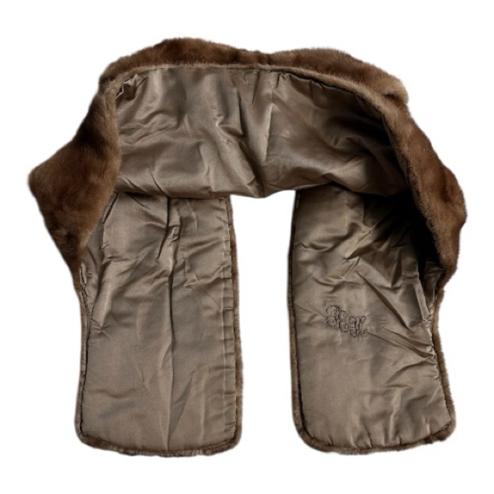 Elegant Vintage Brown Mink Fur Women's - Picture 3 of 7